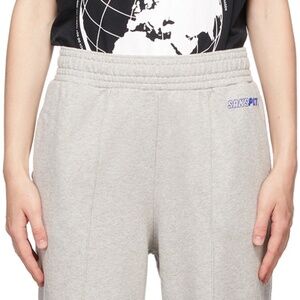 Saks Potts Grey Fleece Sol Lounge Pants size 1 $170 NWOT